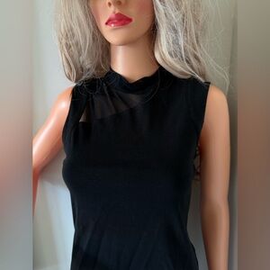 NWT WHBM FORME™ All Ways Stretch Mesh Inset Top